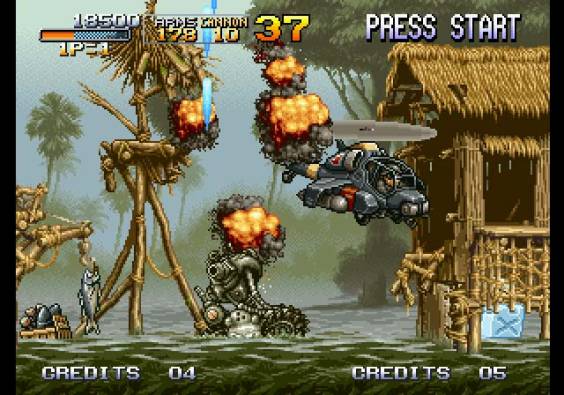 Metal Slug Sega Saturn Screenshots Retrogamerclassics